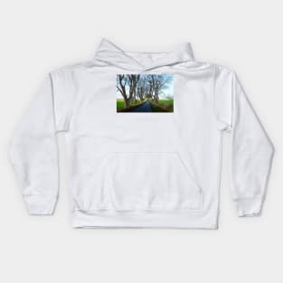 The Dark Hedges, Northern Ireland Kids Hoodie